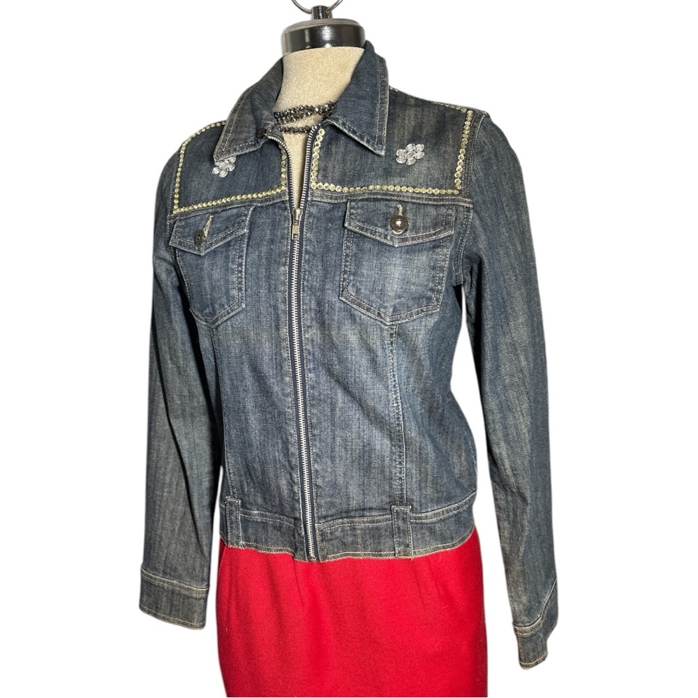 Embellished Denim Jacket - Picture 5 of 13
